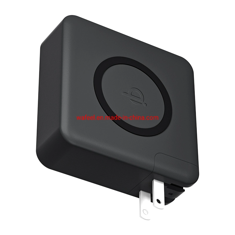 PSE Certificated AC Wall Mount Wireless Charger Power Bank 10000mAh Pd22.5W for Apple Pd20W