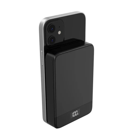 Pack Chargeur Slim Portable Qi 15W Banque de Puissance Magnétique Sans Fil Pd 20W pour Smartphone Universel avec Logo Personnalisé