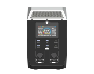 Générateur Solaire 110V 220V 230V AC 2000w Lithium Lifepo4 Batterie Centrale Solaire Portable