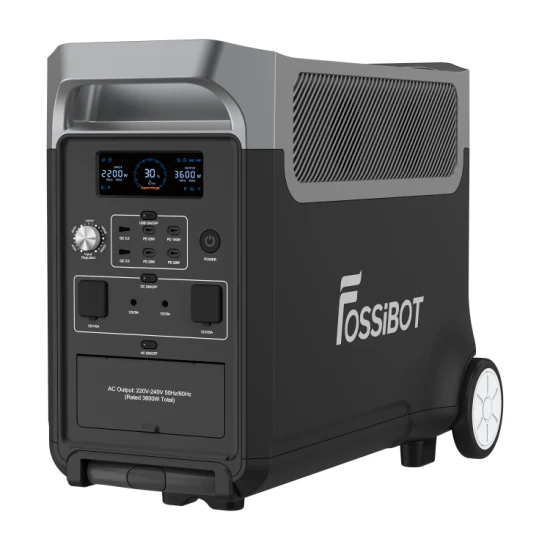 Fossibot 1.8h charge rapide 110V/220V AC sortie 3600W réglable BMS UPS Protection générateur solaire de centrale électrique Portable